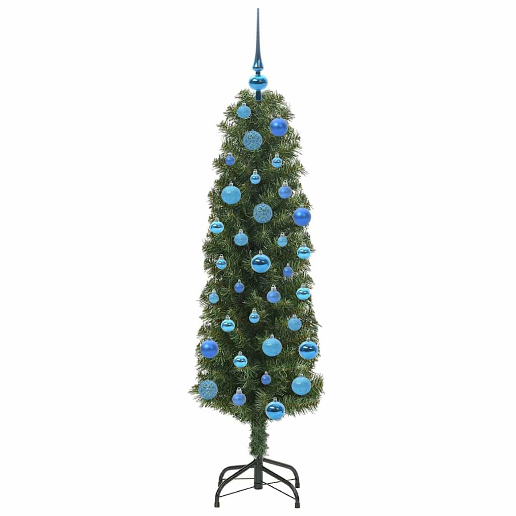 vidaXL Artificial Christmas Tree with 150 LEDs with Stand Green 150 cm 4
