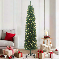 Artificial Christmas Tree Green 180 cm with 300 LEDs