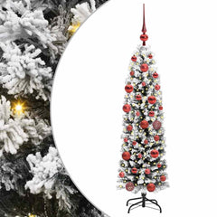 vidaXL Artificial Christmas Tree with 150 LEDs with Stand Green 150 cm 2