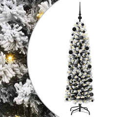 vidaXL Artificial Christmas Tree with 150 LEDs with Stand Green 150 cm 2