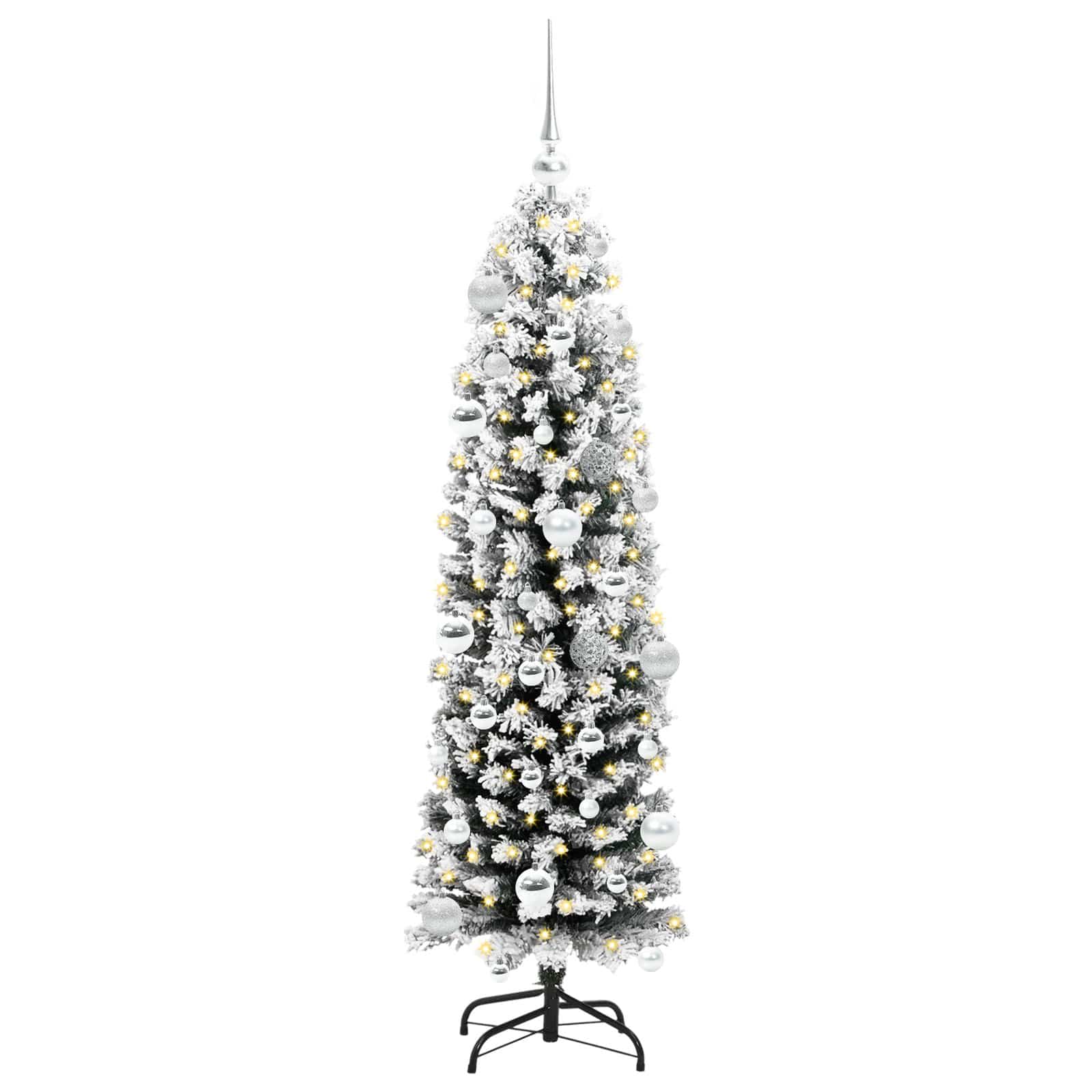 vidaXL Artificial Christmas Tree with 150 LEDs with Stand Green 150 cm 3