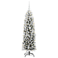 vidaXL Artificial Christmas Tree with 150 LEDs with Stand Green 150 cm 3