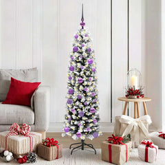 vidaXL Artificial Christmas Tree with 150 LEDs with Stand Green 150 cm 1