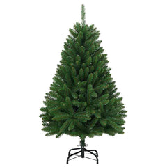 vidaXL Artificial Christmas Tree 150 cm 150 LEDs Warm White Green 5