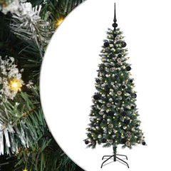 vidaXL Artificial Christmas Tree Green 150 cm 2