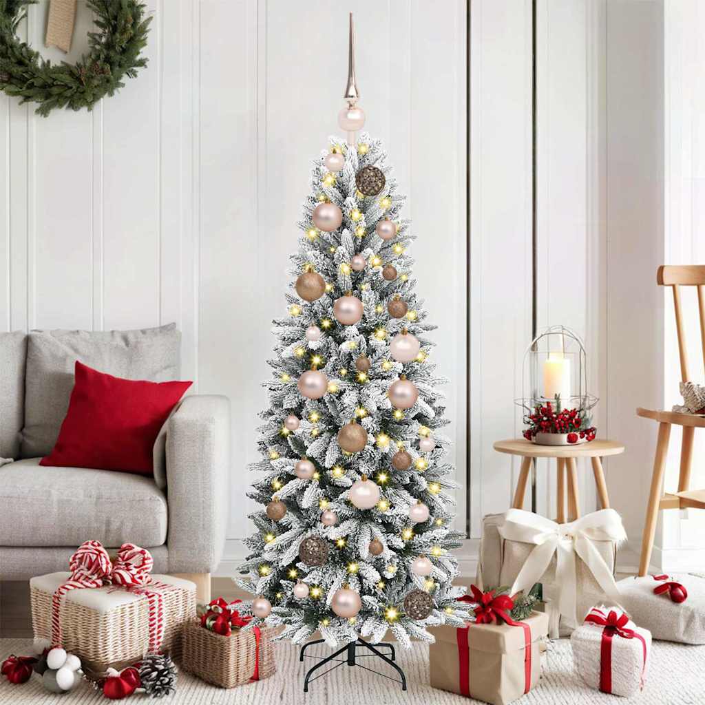 vidaXL Artificial Christmas Tree White 120 cm 1