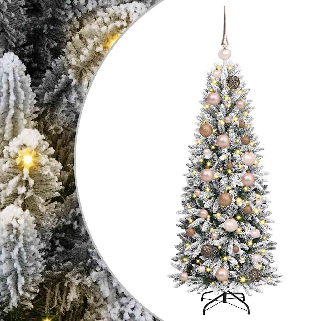 vidaXL Artificial Christmas Tree White 120 cm 2