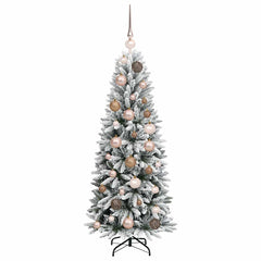vidaXL Artificial Christmas Tree White 120 cm 4