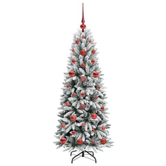 vidaXL Artificial Christmas Tree White 120 cm 4