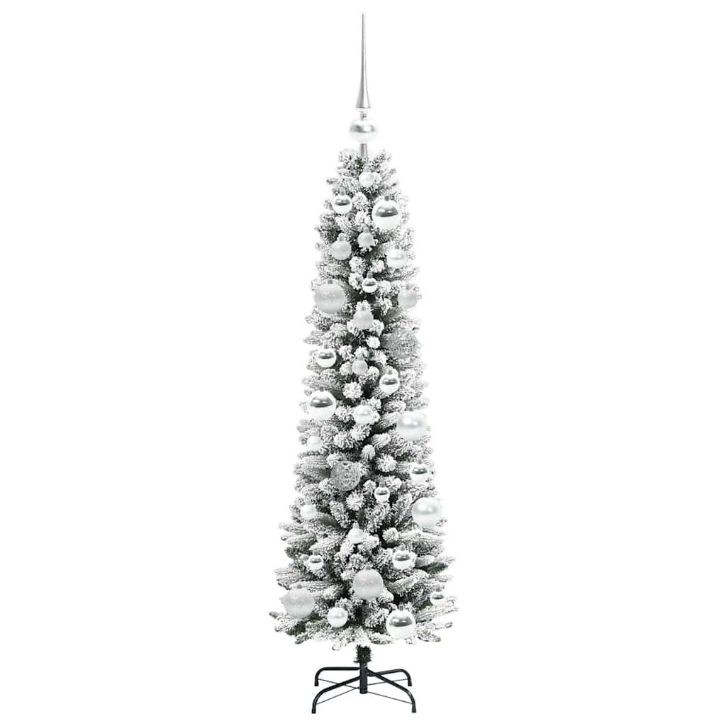 vidaXL Artificial Christmas Tree White 120 cm 4