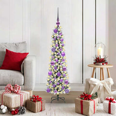 vidaXL Artificial Christmas Tree White 120 cm 1
