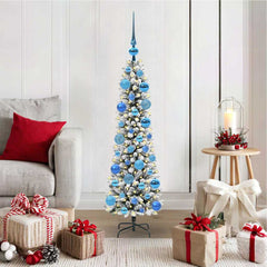 vidaXL Artificial Christmas Tree White 120 cm 1