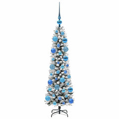 vidaXL Artificial Christmas Tree White 120 cm 4