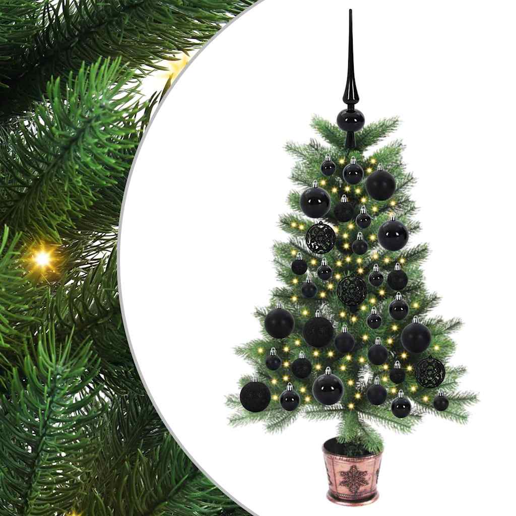 vidaXL Christmas Tree with 150 LEDs with Stand Green 65 cm PE 2