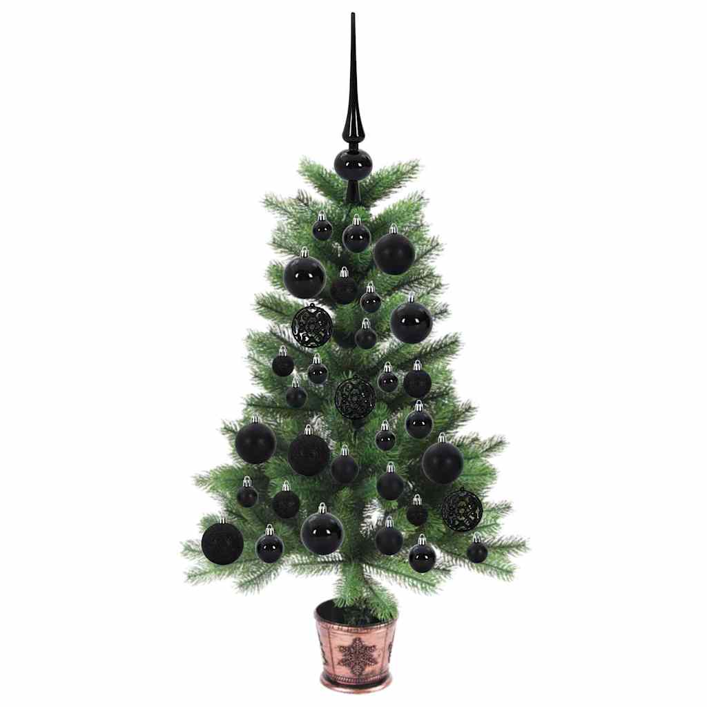 vidaXL Christmas Tree with 150 LEDs with Stand Green 65 cm PE 4