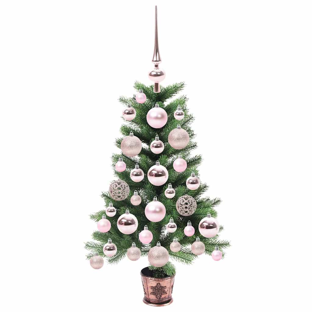 vidaXL Christmas Tree with 150 LEDs with Stand Green 65 cm PE 3