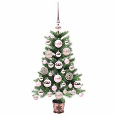 vidaXL Christmas Tree with 150 LEDs with Stand Green 65 cm PE 3