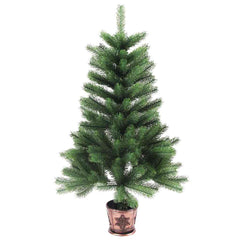 vidaXL Christmas Tree with 150 LEDs with Stand Green 90 cm PE 5