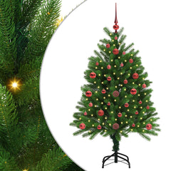 vidaXL Christmas Tree with 150 LEDs with Stand Green 120 cm PE 2