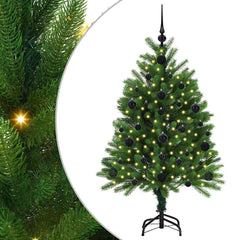 vidaXL Christmas Tree with 150 LEDs with Stand Green 120 cm PE 2