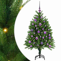 vidaXL Christmas Tree with 150 LEDs with Stand Green 120 cm PE 2