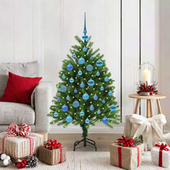 vidaXL Christmas Tree with 150 LEDs with Stand Green 120 cm PE 1