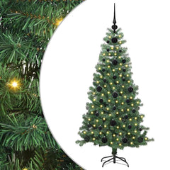 vidaXL Christmas Tree Green 120 cm PVC 2