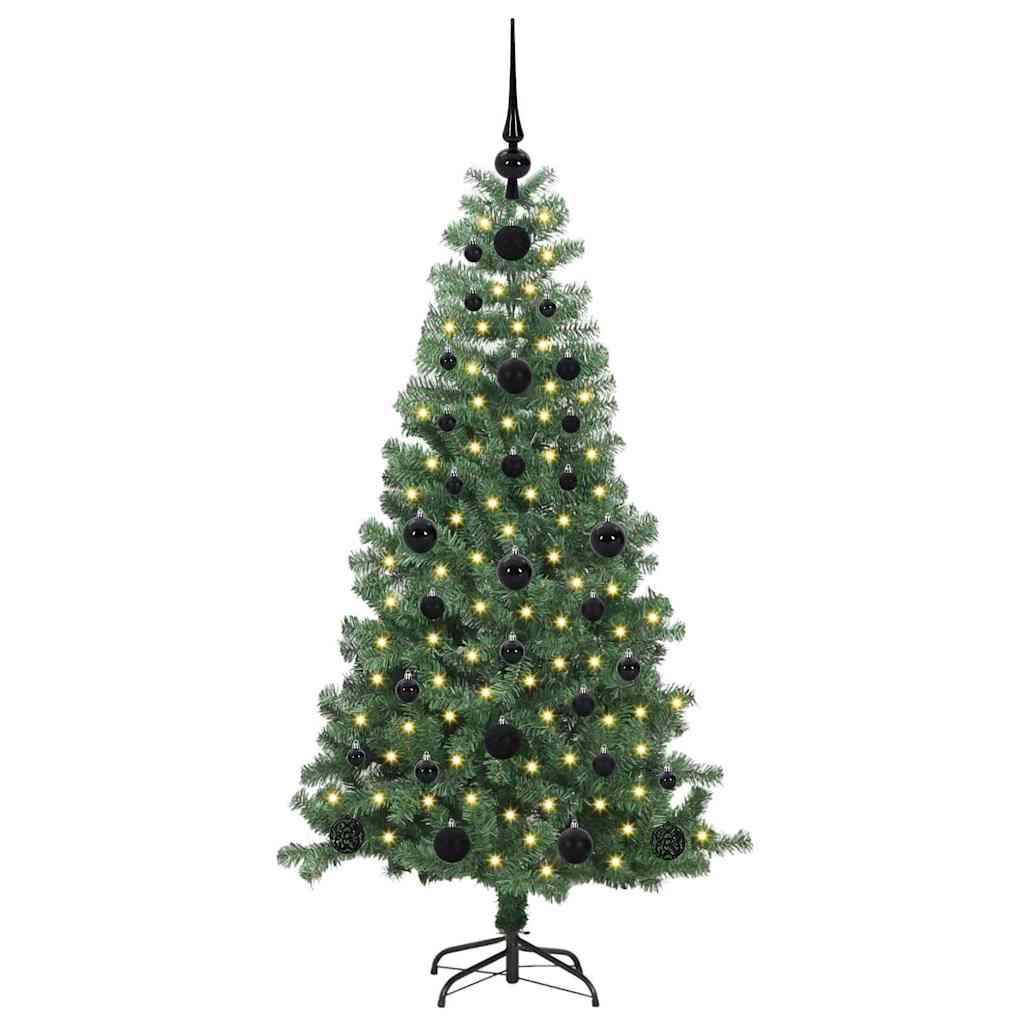 vidaXL Christmas Tree Green 120 cm PVC 3