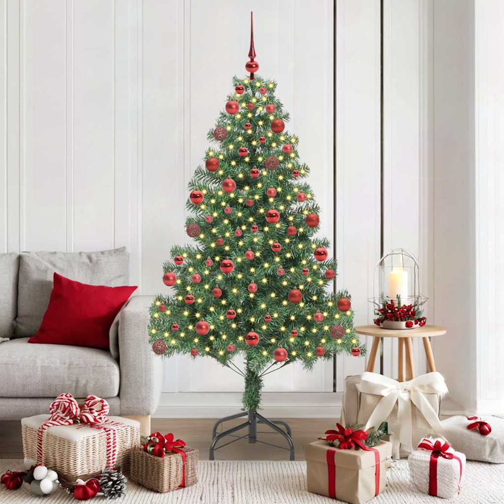 vidaXL Christmas Tree PVC 180 cm Green