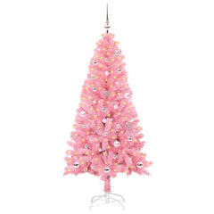 vidaXL Christmas Tree Pink 150 cm PVC 2