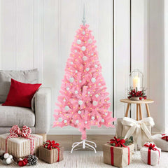 vidaXL Christmas Tree Pink 150 cm PVC 1