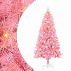 vidaXL Christmas Tree Pink 150 cm PVC 2
