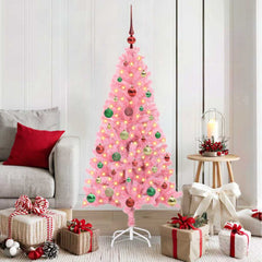 vidaXL Christmas Tree PVC 150 cm Pink