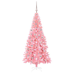 vidaXL Christmas Tree Pink 180 cm PVC 3