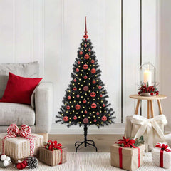 vidaXL Christmas Tree Black 120 cm PVC 1