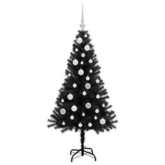 vidaXL Christmas Tree Black 120 cm PVC 4