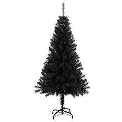 vidaXL Christmas Tree Black 120 cm PVC 5