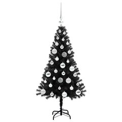 vidaXL Christmas Tree Black 120 cm PVC 4