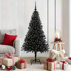 vidaXL Christmas Tree Black 150 cm PVC 1