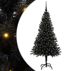 vidaXL Christmas Tree Black 150 cm PVC 2
