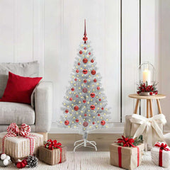 vidaXL Christmas Tree PET 120 cm Silver