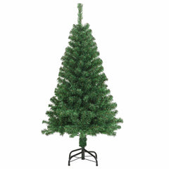 vidaXL Artificial Christmas Tree with 150 LEDs with Stand Green 120 cm 5