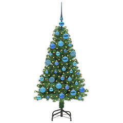 vidaXL Artificial Christmas Tree with 150 LEDs with Stand Green 120 cm 3