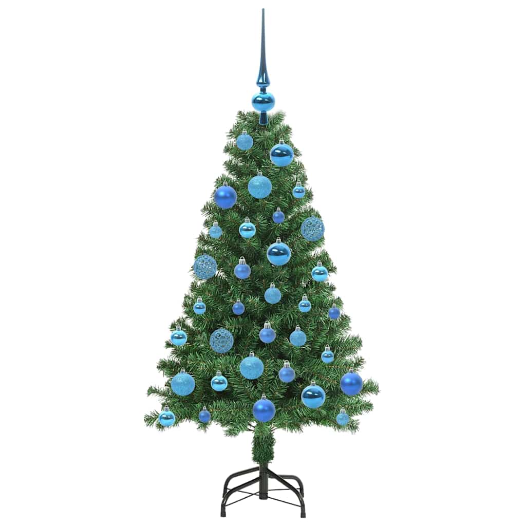 vidaXL Artificial Christmas Tree with 150 LEDs with Stand Green 120 cm 4