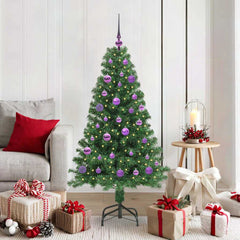 vidaXL Artificial Christmas Tree with 150 LEDs with Stand Green 150 cm 1