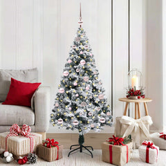 vidaXL Artificial Christmas Tree White 150 cm Width 150 cm