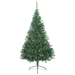 Artificial Pre-lit Christmas Tree PVC 240 cm Green without baubles