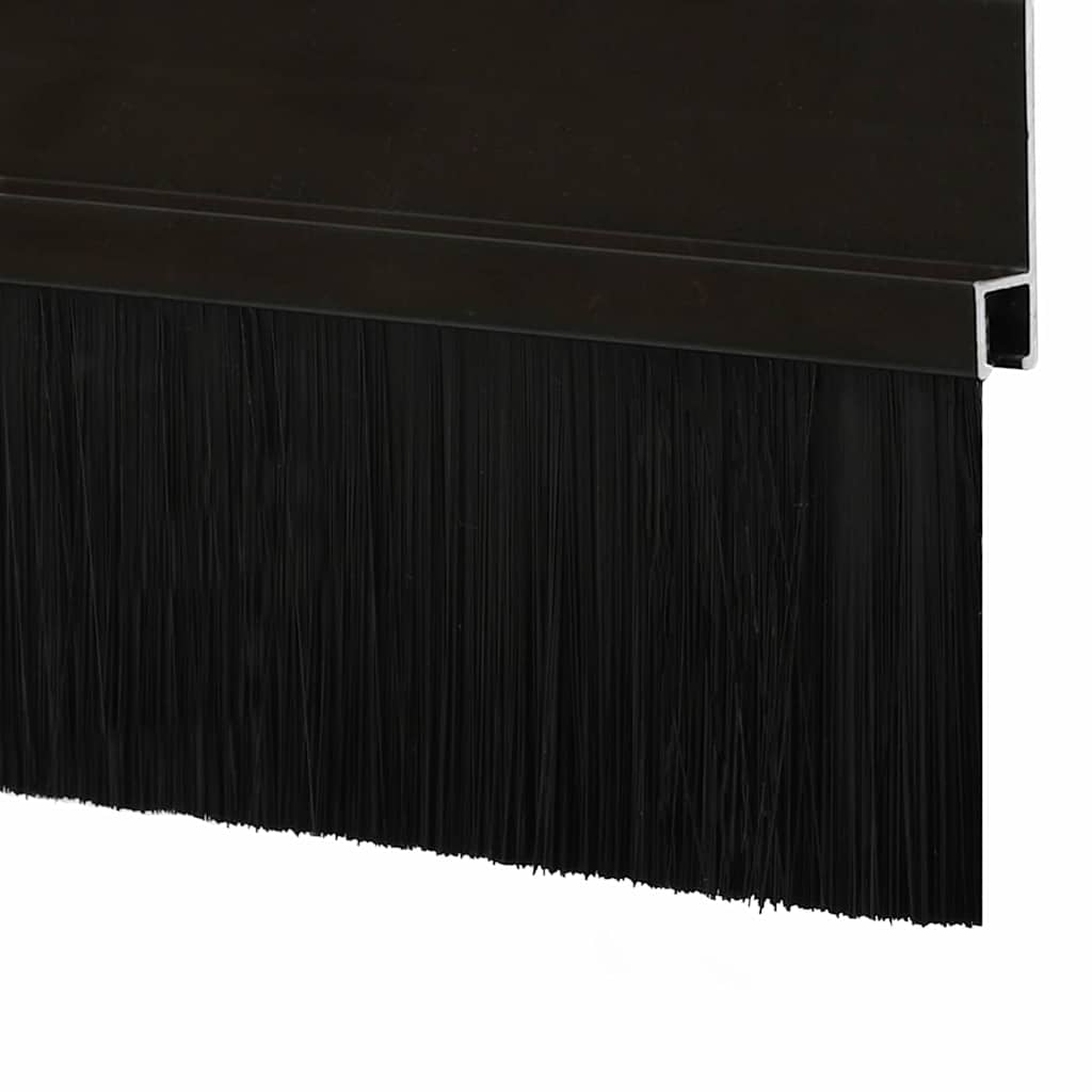 vidaXL Self-adhesive Door Brush Seals 12 pcs 100 cm Aluminium Alloy 6
