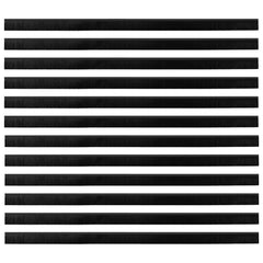 vidaXL Self-adhesive Door Brush Seals 12 pcs 100 cm Aluminium Alloy 2