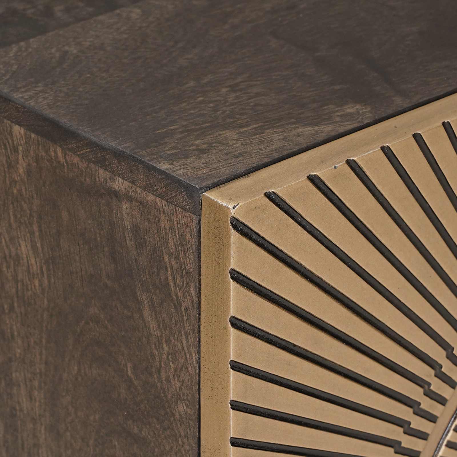 vidaXL Handmade Bedside Cabinet Coffee Brown 40 x 30 x 50 cm 6